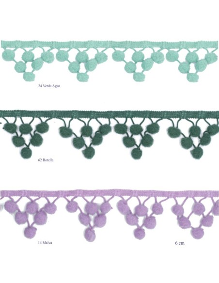 Madroño picos 5,5 cm decorativo | Mercería Alfambra