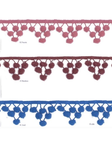 Madroño picos 5,5 cm decorativo | Mercería Alfambra