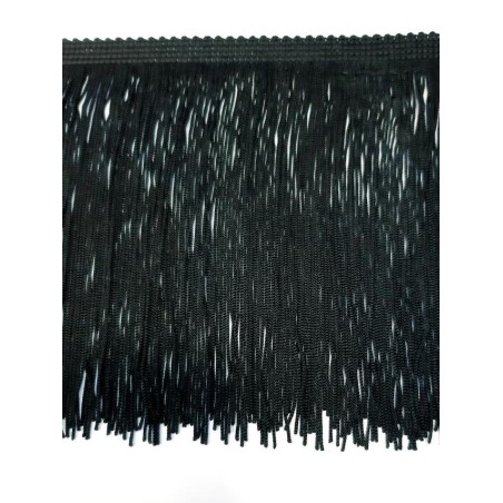 Fleco cuquillo negro 60 cms. 