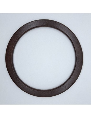 Asa madera circular marrón