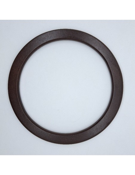 Asa madera circular marrón