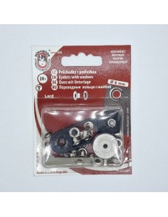 Blíster 20 ojetes níquel Kohinor.