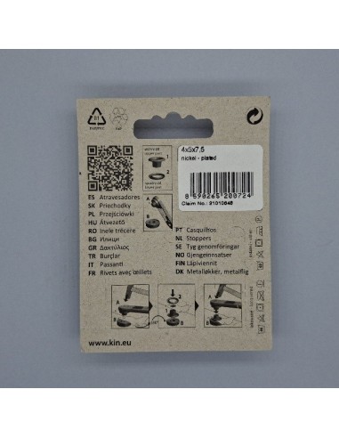 Ojete niquel Kohinor | Mercería Alfambra