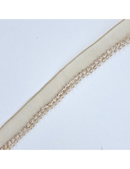 Vivo decorativo con rocalla oro rosado | Mercería Alfambra