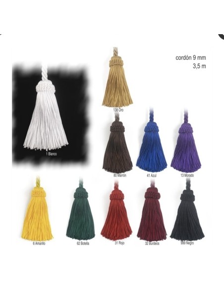 Cíngulo Borlas Cuquillo.