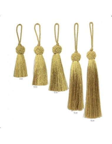 Borla Dorada Metalizada | Mercería Alfambra