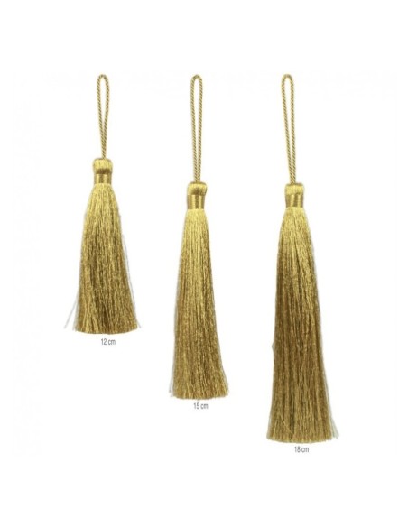 Borla dorada metalizada