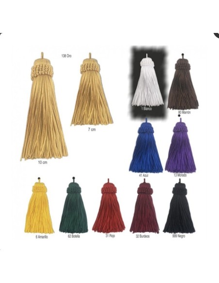 Borla rayón cuquillo 10cm