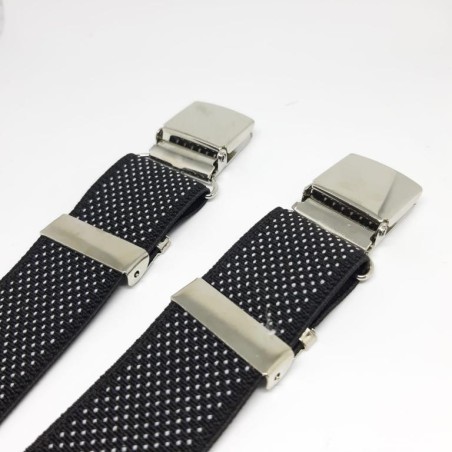 Tirantes cabellero topos fantasía negro