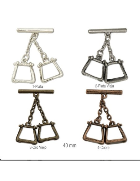 Cairel Estribo Metálico 4 cm.