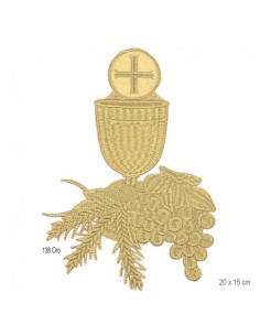 Aplicación Cáliz dorada Litúrgica  | Mercería Alfambra