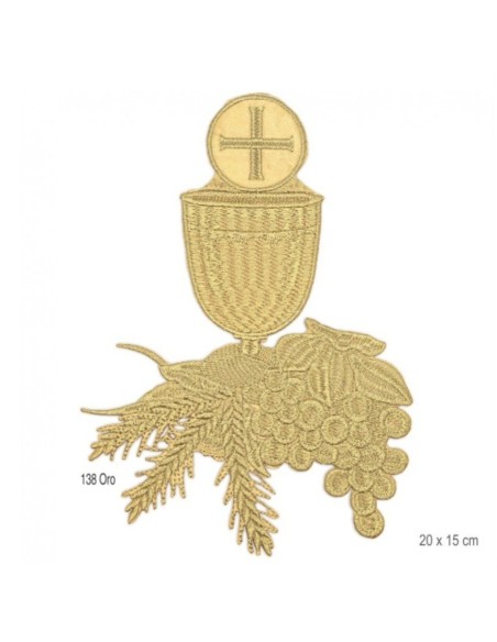 Aplicación Cáliz dorada Litúrgica  | Mercería Alfambra