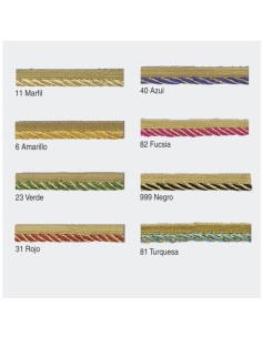 Vivo dorado y color 10 mm.