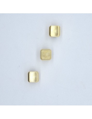 Botón dorado camisero cuadrado T.16