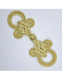 Alamar dorado metalizado grande