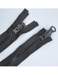 Cremallera reversible doble cursor malla 8 inyectada.