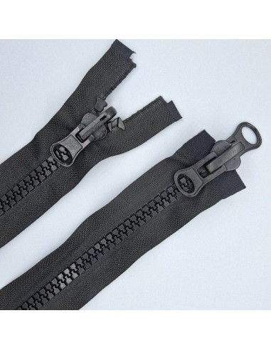 Cremallera reversible doble cursor malla 8 inyectada.