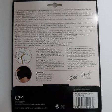 Banda elástica silicona antideslizante. 