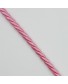 Cordón seda suave trenzado decorativo rosa