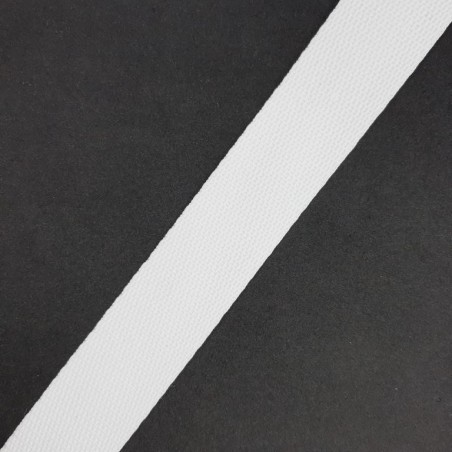 Cinta mochila poliéster blanco