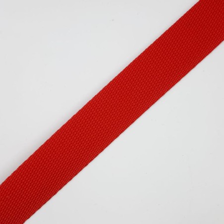 Cinta mochila poliéster rojo