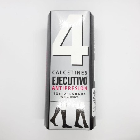 Calcetín ejecutivo extra largo antipresión.
