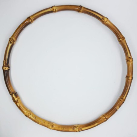 Asa para bolso redonda de imitación a bambú