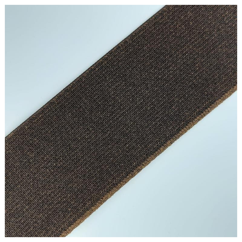 Cinta elástica ancha fuerte marrón