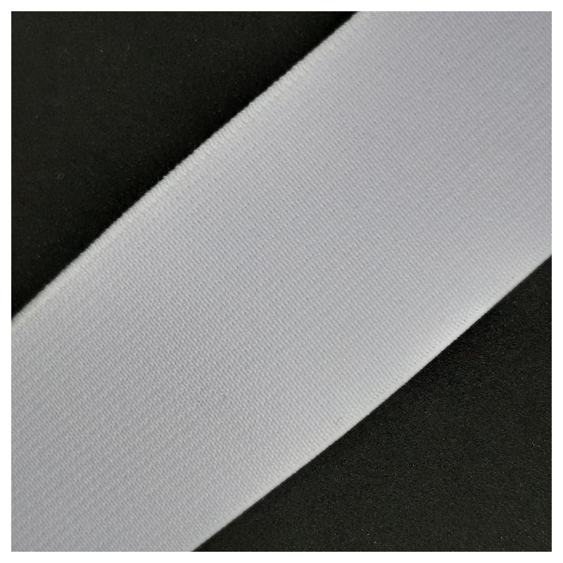 Cinta elástica ancha fuerte blanco