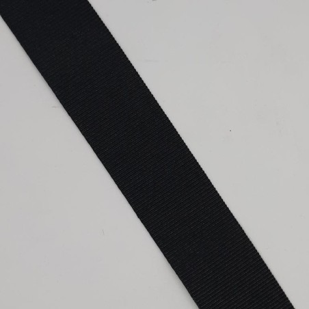 Cinta gros grain otoman fuerte para cintura negra