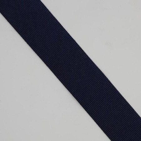 Cinta gros grain otoman fuerte para cintura azul marino