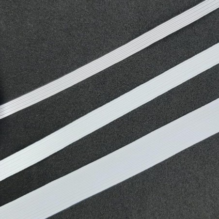 Cinta goma elástica blanca