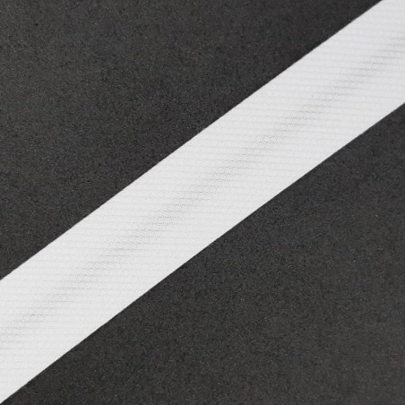 Cinta al bies piqué 1,8 cms blanco