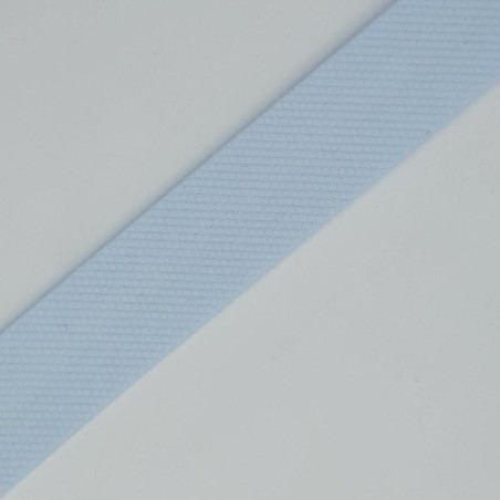 Cinta bies piqué 3 cms celeste