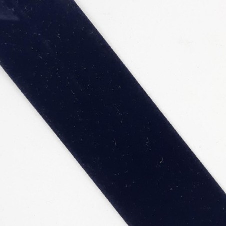 Cinta bies terciopelo 3 cms vellut azul marino oscuro