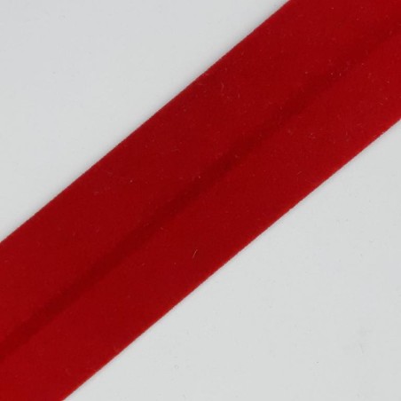 Cinta bies terciopelo 3 cms vellut rojo