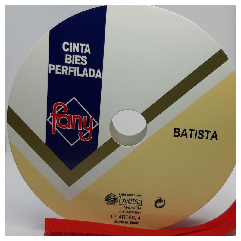 Cinta bies algodón 3 cms Byetsa 