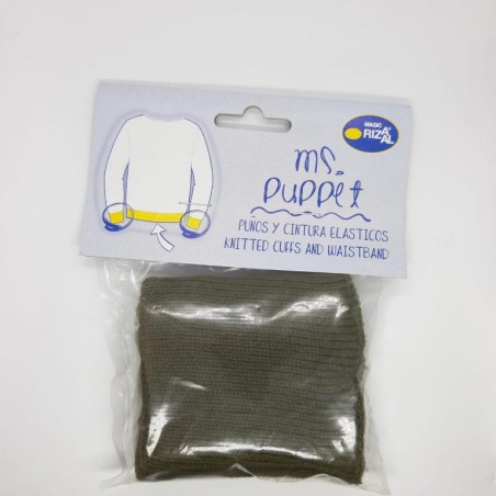 Puños elástico Rizaal patente verde kaki